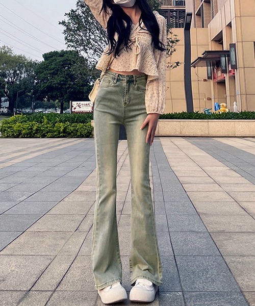 gossip!ロサンゼルス(ゴシップロサンゼルス)の「ストレッチデニムパンツ デニムパンツ(デニムパンツ・レディース・ブルー/スミクロ・M/S)」の12枚目の写真