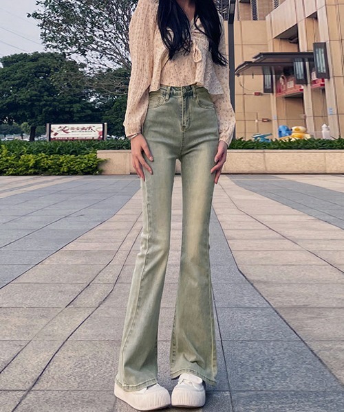 gossip!ロサンゼルス(ゴシップロサンゼルス)の「ストレッチデニムパンツ デニムパンツ(デニムパンツ・レディース・ブルー/スミクロ・M/S)」の13枚目の写真