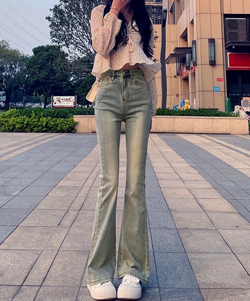 gossip!ロサンゼルス(ゴシップロサンゼルス)の「ストレッチデニムパンツ デニムパンツ(デニムパンツ・レディース・ブルー/スミクロ・M/S)」の11枚目の写真