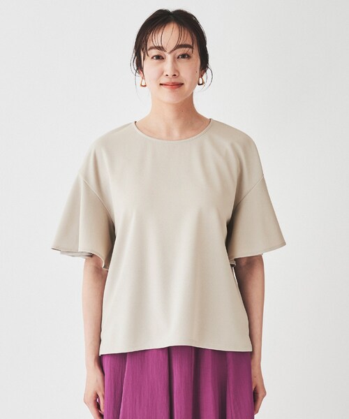 [meyさま専用]IRENE ジョーゼットシャツ36 スーツ セットアップ レディース おしゃれ 50代 60代 70代 80代