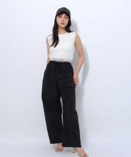 リランドチュール　パンツ Rirandture（リランドチュール）の「ドロストワイドパンツ