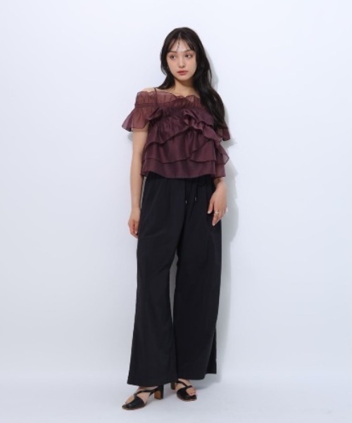 Rirandture（リランドチュール）の「ドロストワイドパンツ
