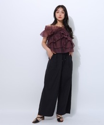 Rirandture パンツ パールビジューストレートデニム | デニム | Rirandture（リ