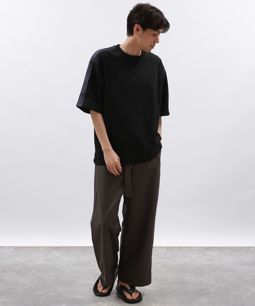 LAKOLE(ラコレ)の「袖モチーフラインT半袖 / 130618(Tシャツ/カットソー・メンズ・ブラック/グリーン/オフホワイト・MEDIUM/LARGE/X-LARGE)」の15枚目の写真