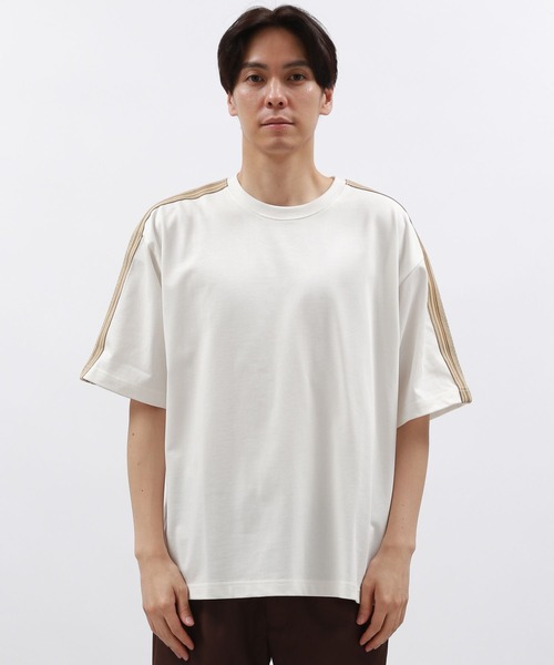 LAKOLE(ラコレ)の「袖モチーフラインT半袖 / 130618(Tシャツ/カットソー・メンズ・ブラック/グリーン/オフホワイト・MEDIUM/LARGE/X-LARGE)」の17枚目の写真