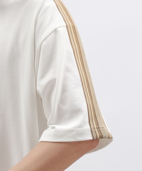 LAKOLE(ラコレ)の「袖モチーフラインT半袖 / 130618(Tシャツ/カットソー・メンズ・ブラック/グリーン/オフホワイト・MEDIUM/LARGE/X-LARGE)」の9枚目の写真