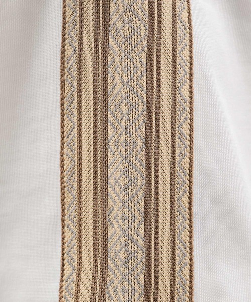 LAKOLE(ラコレ)の「袖モチーフラインT半袖 / 130618(Tシャツ/カットソー・メンズ・ブラック/グリーン/オフホワイト・MEDIUM/LARGE/X-LARGE)」の12枚目の写真