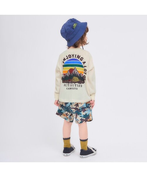 F.O.KIDS(エフオーキッズ)の「3色3柄長袖Tシャツ(Tシャツ/カットソー・キッズ・キナリ/ネイビー/ブラウン・80/90/95/100/110/120/130/140/150)」の4枚目の写真