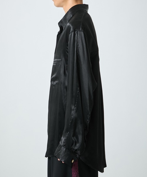 BED J.W. FORD(ベッドフォード)の「【BED j.w. FORD/ベッドフォード】Wide Sleeve Shirts ver.2(シャツ/ブラウス・メンズ・パープル/ブラック・1/0)」の6枚目の写真