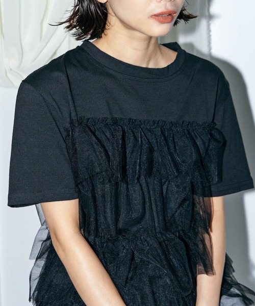 コムデギャルソン チュール ドッキング カットソー　Tシャツ コムデギャルソン チュール ドッキング カットソー/Tシャツ