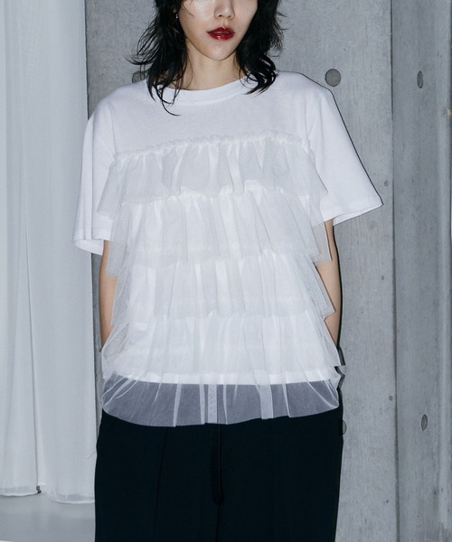 コムデギャルソン チュール ドッキング カットソー　Tシャツ チュールドッキングT（Tシャツ/カットソー）｜LIENCOEUR（リアンクール