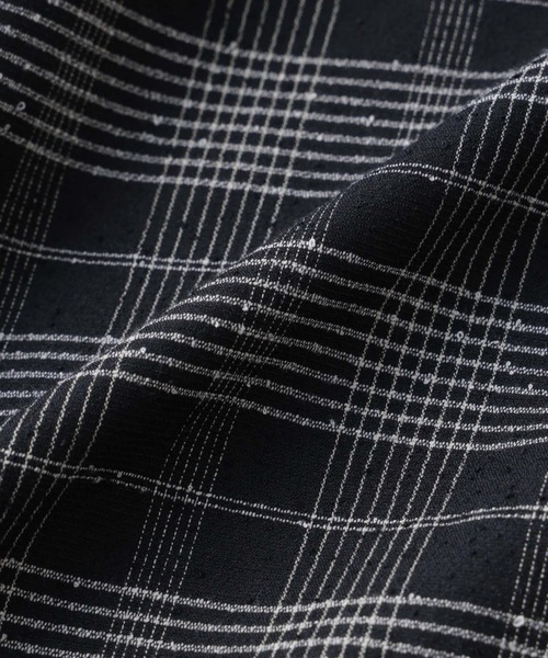 NANO universe(ナノユニバース)の「ブークレチェックオープンカラーシャツ(シャツ/ブラウス・メンズ・ブラック/モカ・M/L)」の11枚目の写真