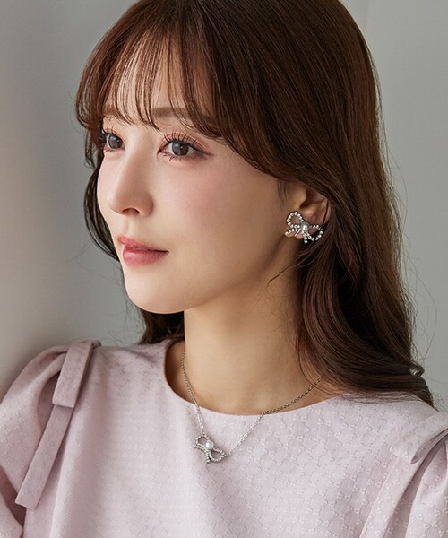 GLITTER RIBBIN NECKLACE ネックレス（ネックレス）｜TOCCA（トッカ）