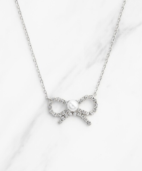 国内直営『TOCCA』GLITTER RIBBIN NECKLACE ネックレス GLITTER RIBBIN NECKLACE ネックレス(ネックレス)|TOCCA