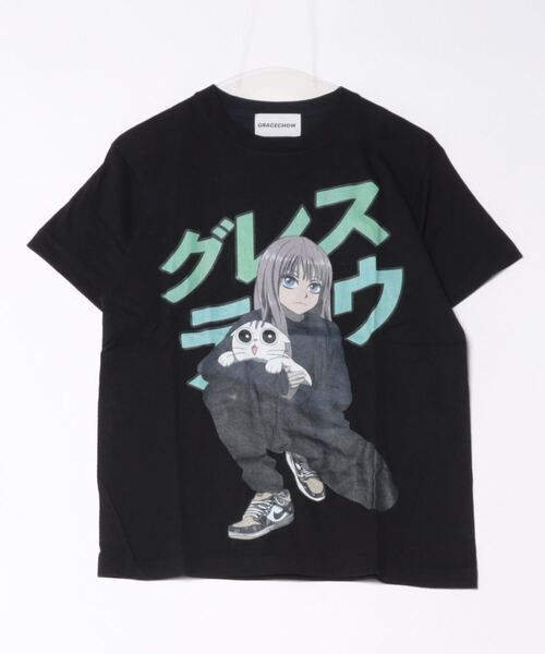 B.I.D.(ビーアイディー)の「《Grace Chow/グレース チョウ》Graphic/Design T(Tシャツ/カットソー・レディース・ブラック・SMALL)」の1枚目の写真