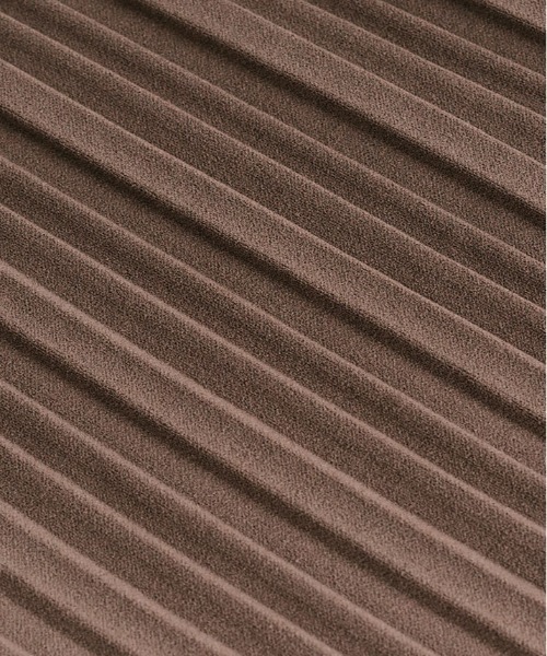 kirakiraShop（キラキラショップ）の「セルフカット アコーディオン プリーツ ワイドパンツ（その他パンツ・レディース・モカ/ネイビー/グレー/ブラック/チャコール/ブラック系/ブラック系1/バーガンディー・L/M）」の13枚目の写真