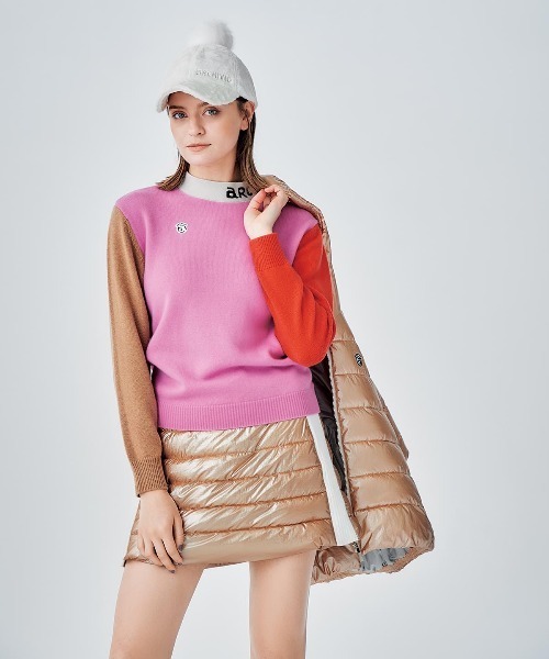 24AW アルチビオ　メタリックキルト保温ブルゾン 24AW 新作アルチビオメタリックキルト保温ブルゾン