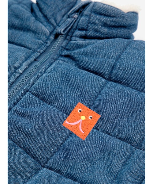 BOBO CHOSES（ボボショーズ）の「B.C Vintage denim quilted jacket（ブルゾン・キッズ・ブルー・6-7YEAR/4-5YEAR/2-3YEAR）」の5枚目の写真