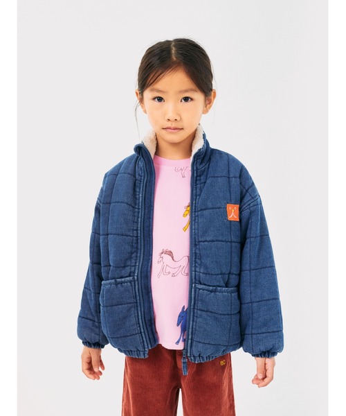 BOBO CHOSES（ボボショーズ）の「B.C Vintage denim quilted jacket（ブルゾン・キッズ・ブルー・6-7YEAR/4-5YEAR/2-3YEAR）」の10枚目の写真