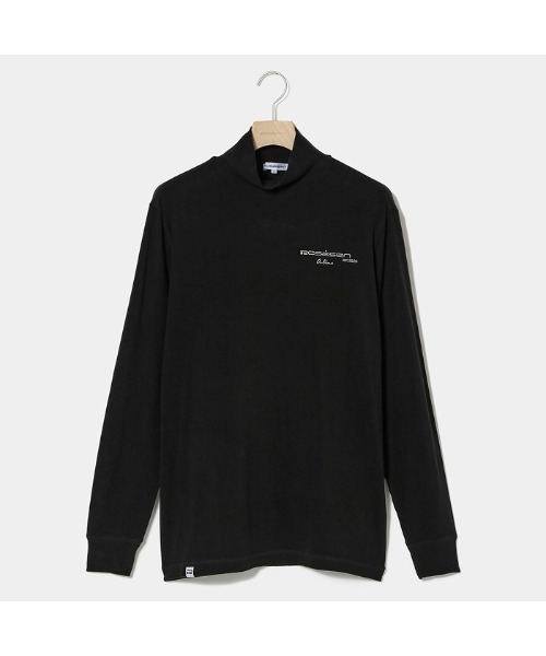 ROSASEN（ロサーセン）の「【Rosasen/GOLF】A-Line インターアクションモックネックシャツ（Tシャツ/カットソー・メンズ・ホワイト/ブラック・50）」の2枚目の写真