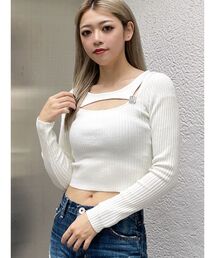 GYDA | GYGYチャームニットトップス(ニット/セーター)