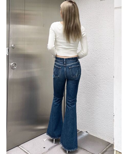 GYDA（ジェイダ）の「GYGYチャームニットトップス（ニット/セーター・レディース・オフホワイト/ブラック・FREE）」の20枚目の写真