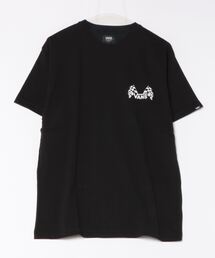 VANS ヴァンズ M Checket Flags TEE ショートスリーブ 124K1012800 ABC-MART限定 BLACK