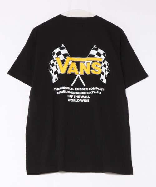 VANS ヴァンズ M Checket Flags TEE ショートスリーブ