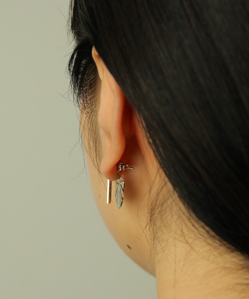【nono様 】FUA accessory DOOR 両耳用ピアス HIROTAKA/ヒロタカ Bird of Paradise ハーフフープピアス(片耳