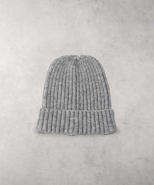 Right-on（ライトオン）の「ラメニットワッチ（ニットキャップ/ビーニー・レディース・グレー/ブラック/キナリ・フリー）」の3枚目の写真