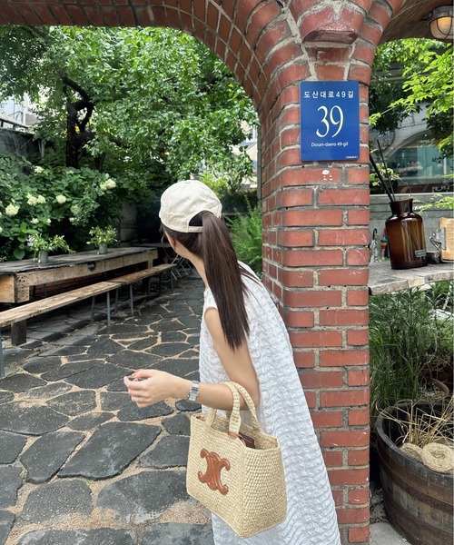 【セール】back design sheer check ops / バックデザインシアーチェックワンピース（ワンピース）｜I_am（アイアム）