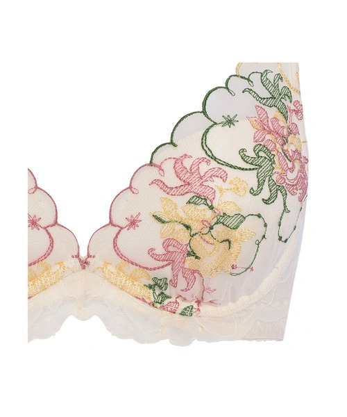 AMOSTYLE BY Triumph（アモスタイルバイトリンプ）の「夢みるブラ DeepV アモスタイル × マナミサクライ【E,Fカップ】 AMST1485 WHU JX（ブラジャー・レディース・ブルー/パープル/ピンク/ホワイト/ライム/ダークグリーン・E70/E65/E75/E80/F65/F70/F75）」の16枚目の写真