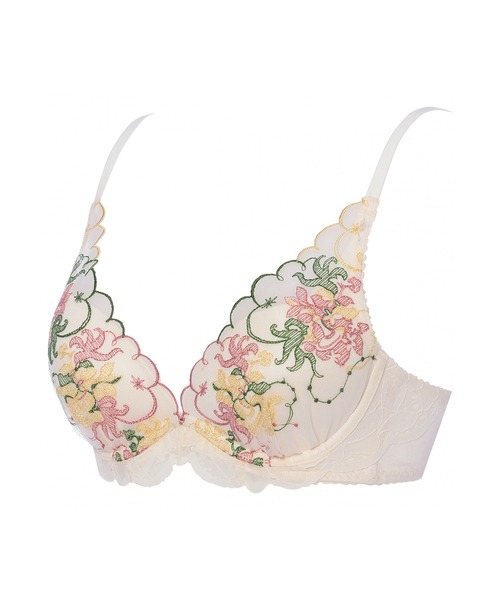 AMOSTYLE BY Triumph（アモスタイルバイトリンプ）の「夢みるブラ DeepV アモスタイル × マナミサクライ【E,Fカップ】 AMST1485 WHU JX（ブラジャー・レディース・ブルー/パープル/ピンク/ホワイト/ライム/ダークグリーン・E70/E65/E75/E80/F65/F70/F75）」の22枚目の写真