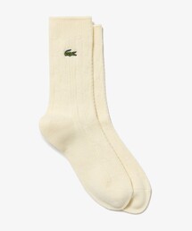 LACOSTE | エッセンシャルケーブルニットウィメンズソックス 22-24cm(ソックス/靴下)