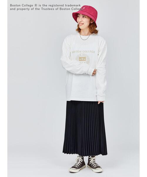Lugnoncure(ルノンキュール)の「カレッジロゴ刺繍バケットハット(ハット・レディース・ネイビー/ボルドー/オフホワイト・F)」の19枚目の写真