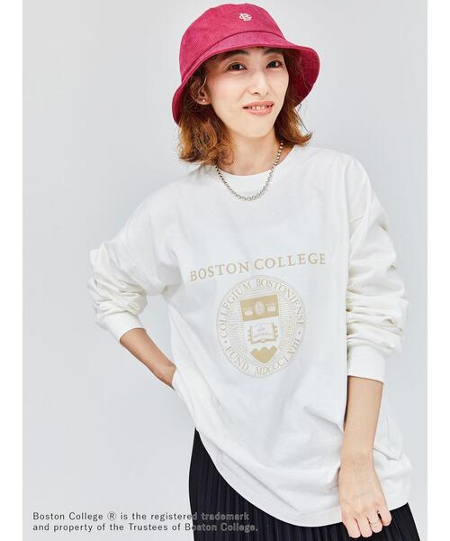 Lugnoncure(ルノンキュール)の「カレッジロゴ刺繍バケットハット(ハット・レディース・ネイビー/ボルドー/オフホワイト・F)」の21枚目の写真