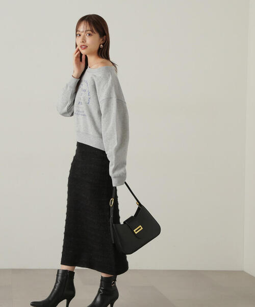 PROPORTION BODY DRESSING（プロポーションボディドレッシング）の「ロゴスエット / 1214260002（スウェット・レディース・グレー系その他/オフホワイト/ネイビー・FREE）」の5枚目の写真