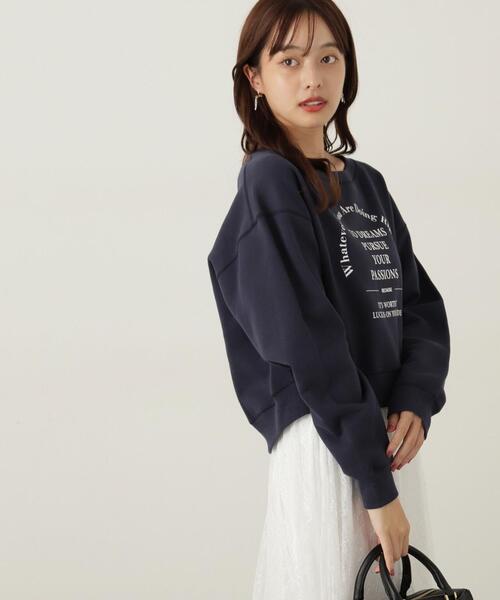 PROPORTION BODY DRESSING（プロポーションボディドレッシング）の「ロゴスエット / 1214260002（スウェット・レディース・グレー系その他/オフホワイト/ネイビー・FREE）」の16枚目の写真