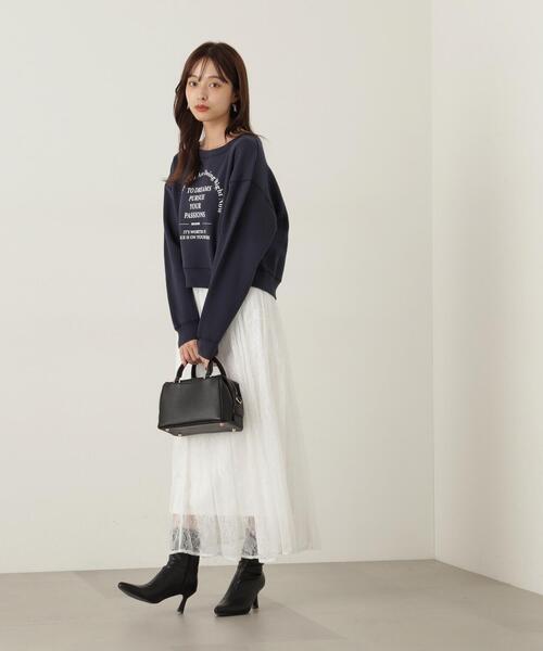 PROPORTION BODY DRESSING（プロポーションボディドレッシング）の「ロゴスエット / 1214260002（スウェット・レディース・グレー系その他/オフホワイト/ネイビー・FREE）」の18枚目の写真