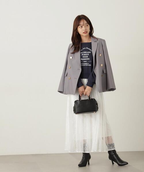 PROPORTION BODY DRESSING（プロポーションボディドレッシング）の「ロゴスエット / 1214260002（スウェット・レディース・グレー系その他/オフホワイト/ネイビー・FREE）」の19枚目の写真