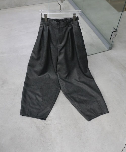 select MOCA(セレクトモカ)の「ツイードスラックスカーブパンツ(スラックス・レディース・グレー/ブラック・LARGE/MEDIUM)」の16枚目の写真