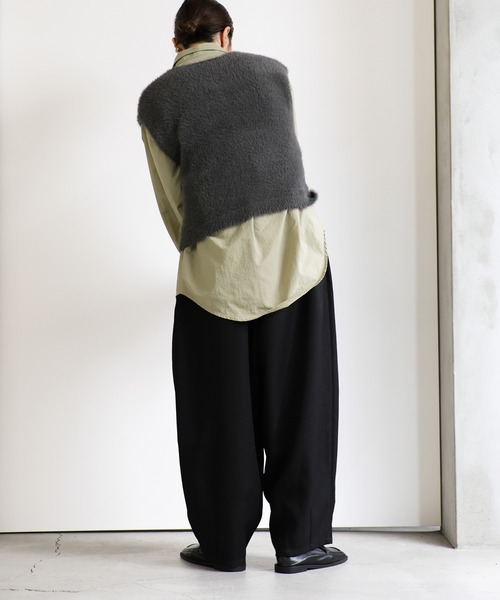 セール】ツイードスラックスカーブパンツ（スラックス）｜select MOCA