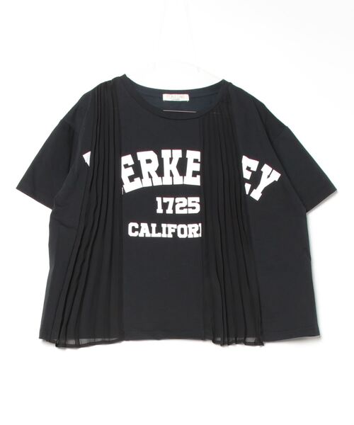 JETSET SOLO PLUS (ジェットセットソロプラス)の「【FONT LAB】プリーツリメイク ロゴTシャツ(Tシャツ/カットソー・レディース・オフホワイト/ブラック/ライトグレー・FREE)」の14枚目の写真