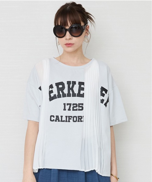 JETSET SOLO PLUS (ジェットセットソロプラス)の「【FONT LAB】プリーツリメイク ロゴTシャツ(Tシャツ/カットソー・レディース・オフホワイト/ブラック/ライトグレー・FREE)」の18枚目の写真
