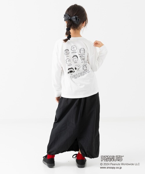 PEANUTS（ピーナッツ）の「75周年限定 PEANUTS / ピーナッツ スヌーピー 長袖Tシャツ（Tシャツ/カットソー・キッズ・ブラック/グレー/ホワイト/ライトグリーン・100cm/110cm/120cm/130cm/140cm/150cm/160cm）」の7枚目の写真