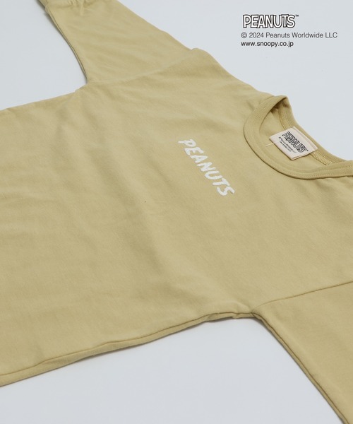 PEANUTS（ピーナッツ）の「75周年限定 PEANUTS / ピーナッツ スヌーピー 長袖Tシャツ（Tシャツ/カットソー・キッズ・ブラック/グレー/ホワイト/ライトグリーン・100cm/110cm/120cm/130cm/140cm/150cm/160cm）」の18枚目の写真