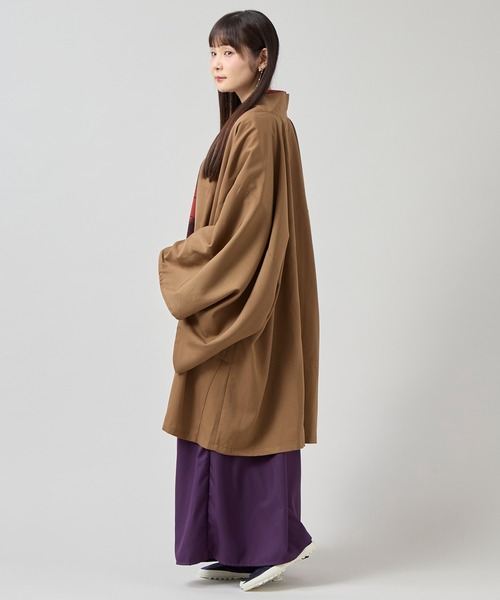 カヤ(カヤ)の「【カヤ】和衣メンズ羽織(カーディガン/ボレロ・メンズ・グリーン/スミクロ/グレー/ブラウン・FREE)」の18枚目の写真