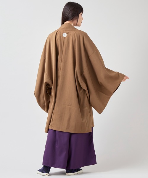 カヤ(カヤ)の「【カヤ】和衣メンズ羽織(カーディガン/ボレロ・メンズ・グリーン/スミクロ/グレー/ブラウン・FREE)」の20枚目の写真