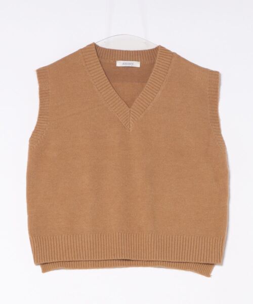 セール】【 ammy. / エイミードット 】 コンパクト Vネック ニット