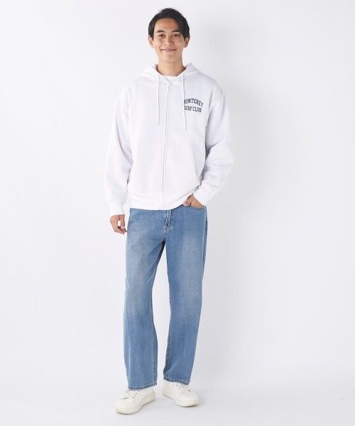 Ocean Pacific（オーシャンパシフィック）の「【OP/オーピー】ワンポイントスウェットジップパーカー（パーカー・メンズ・ネイビー/ホワイト/ブラック/ヘザーグレー・MEDIUM/LARGE/X-LARGE）」の6枚目の写真